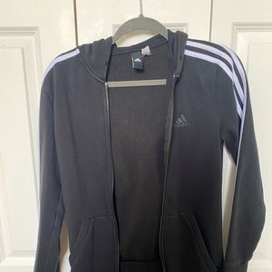 Girls adidas zip up jacket